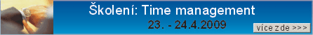 Time management 23. - 24.4.2009